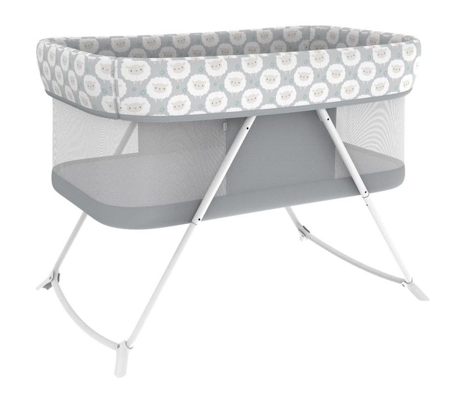 Ingenuity - Snooze And Stow Rocking Portable Folding Bassinet - Sheppy