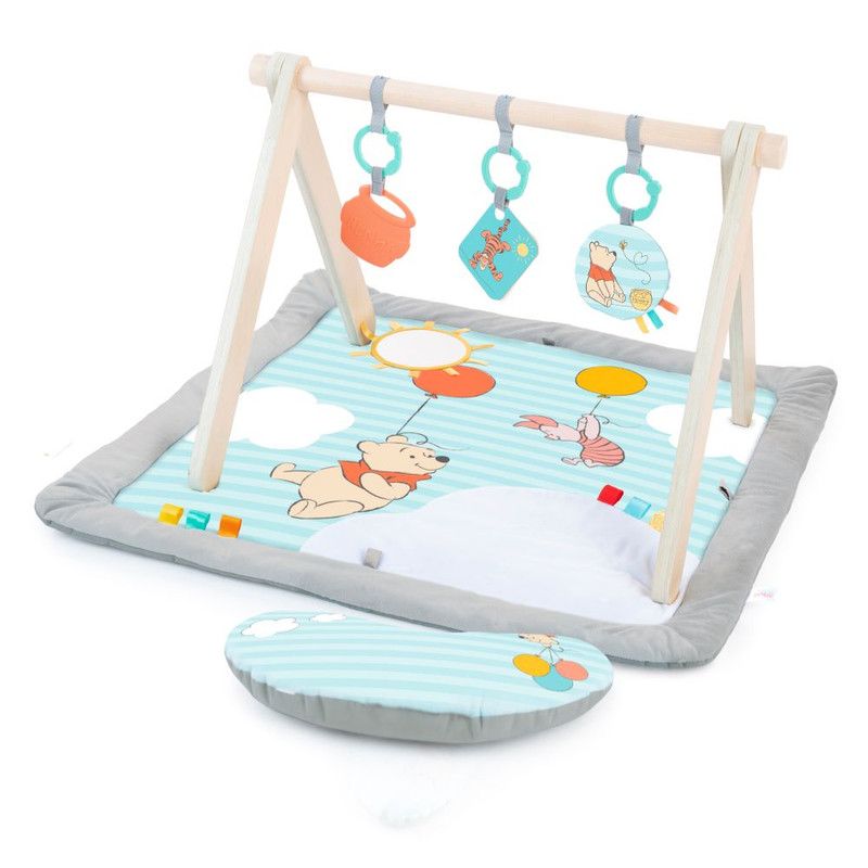 Bright Starts - Winnie The Pooh Tummy Time Activity Mat And Toy Bar