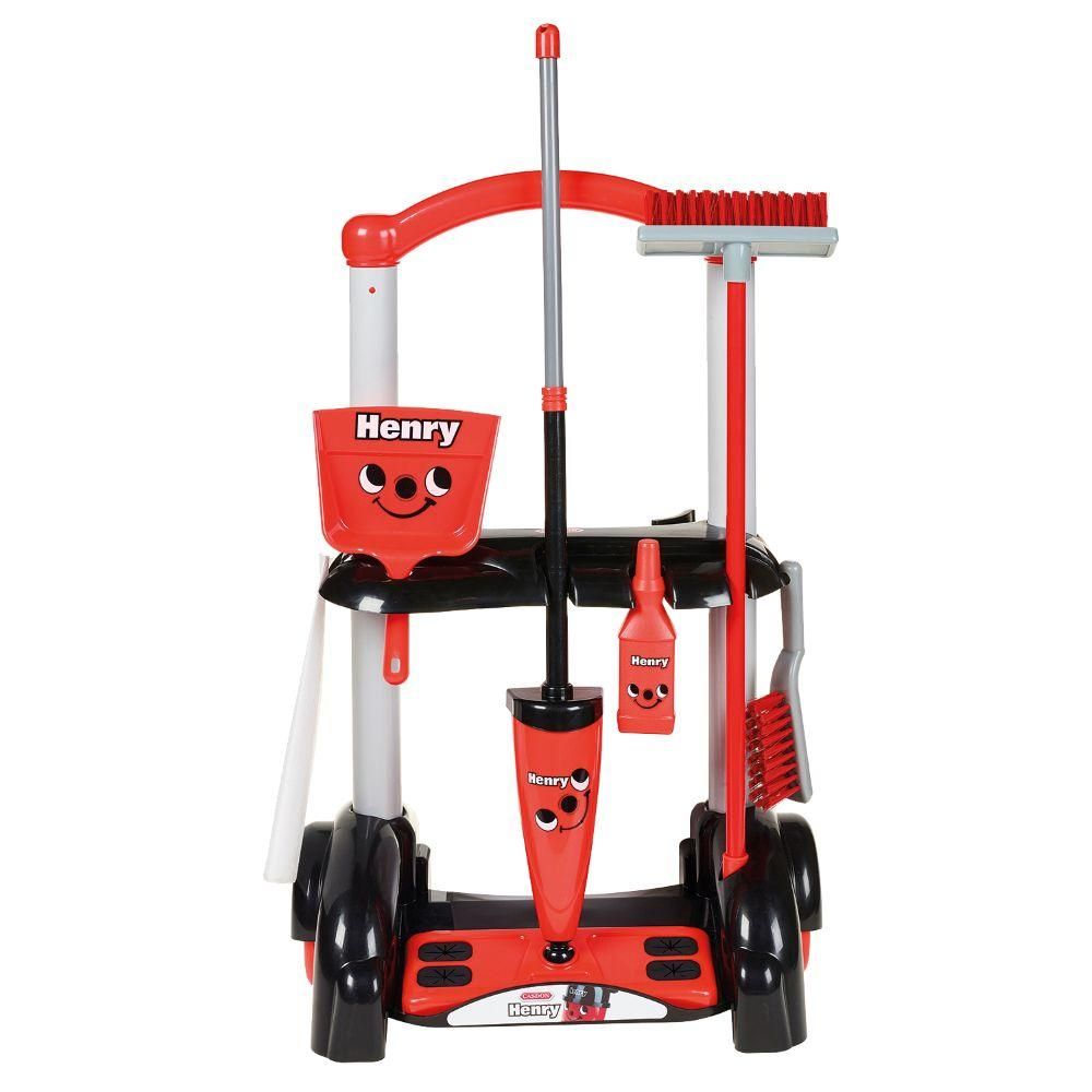 Casdon - Henry Cleaning Trolley Toy Set