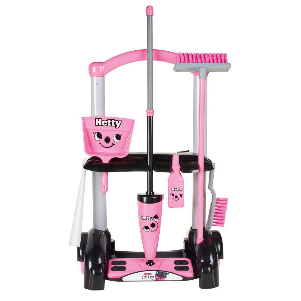 Casdon - Hetty Cleaning Trolley Toy Set - Pink