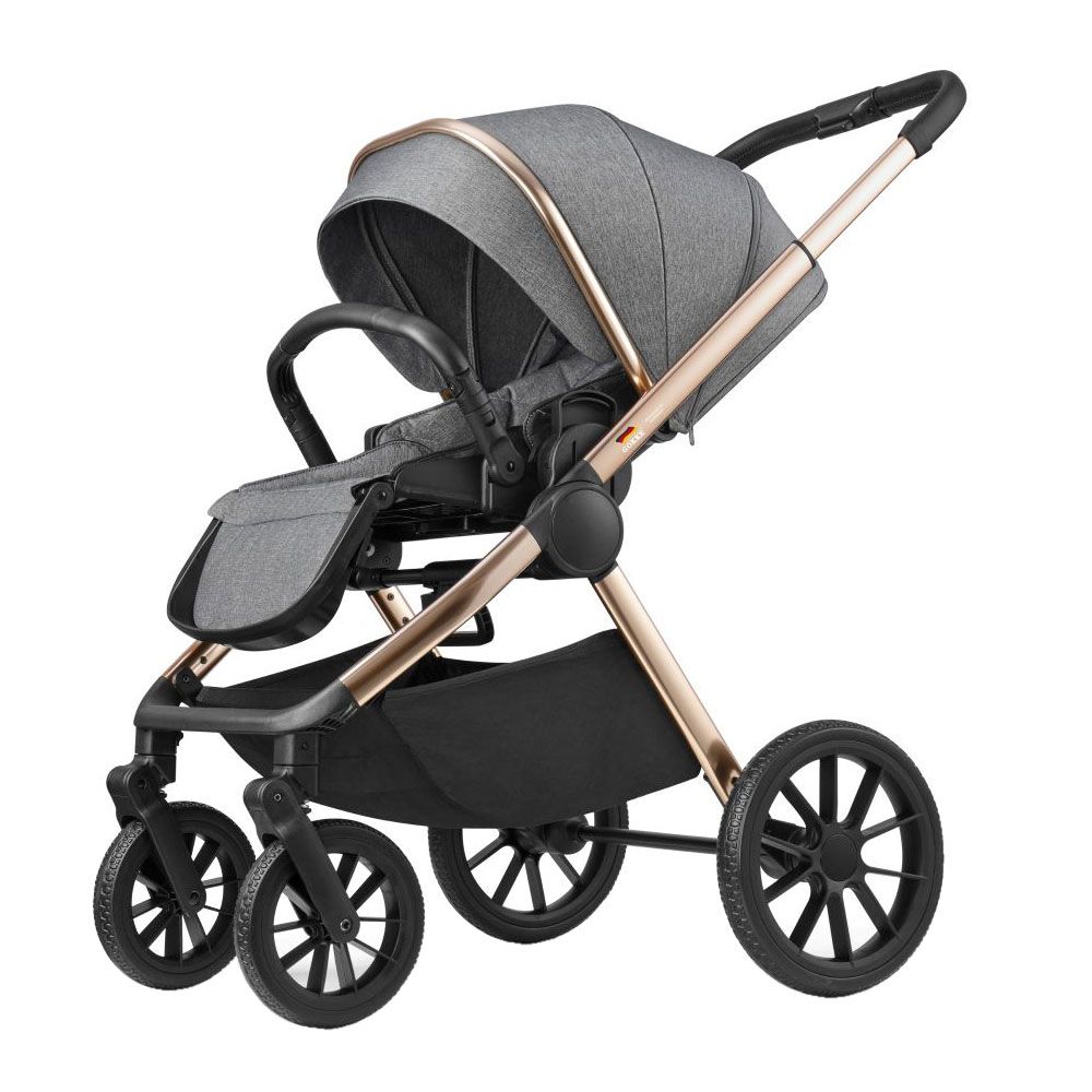 Gokke - Reversible Baby Stroller - BJ02GG - Grey and Gold