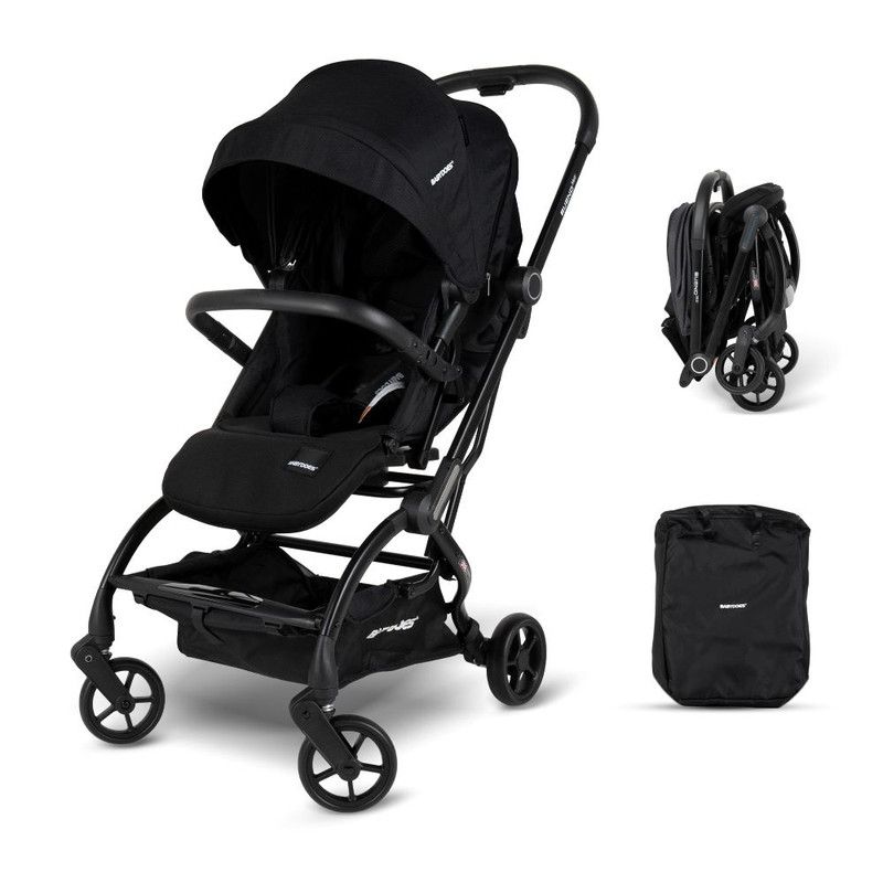 Babydoes - Bueno 360 Baby Stroller With Traveling Bag - Black