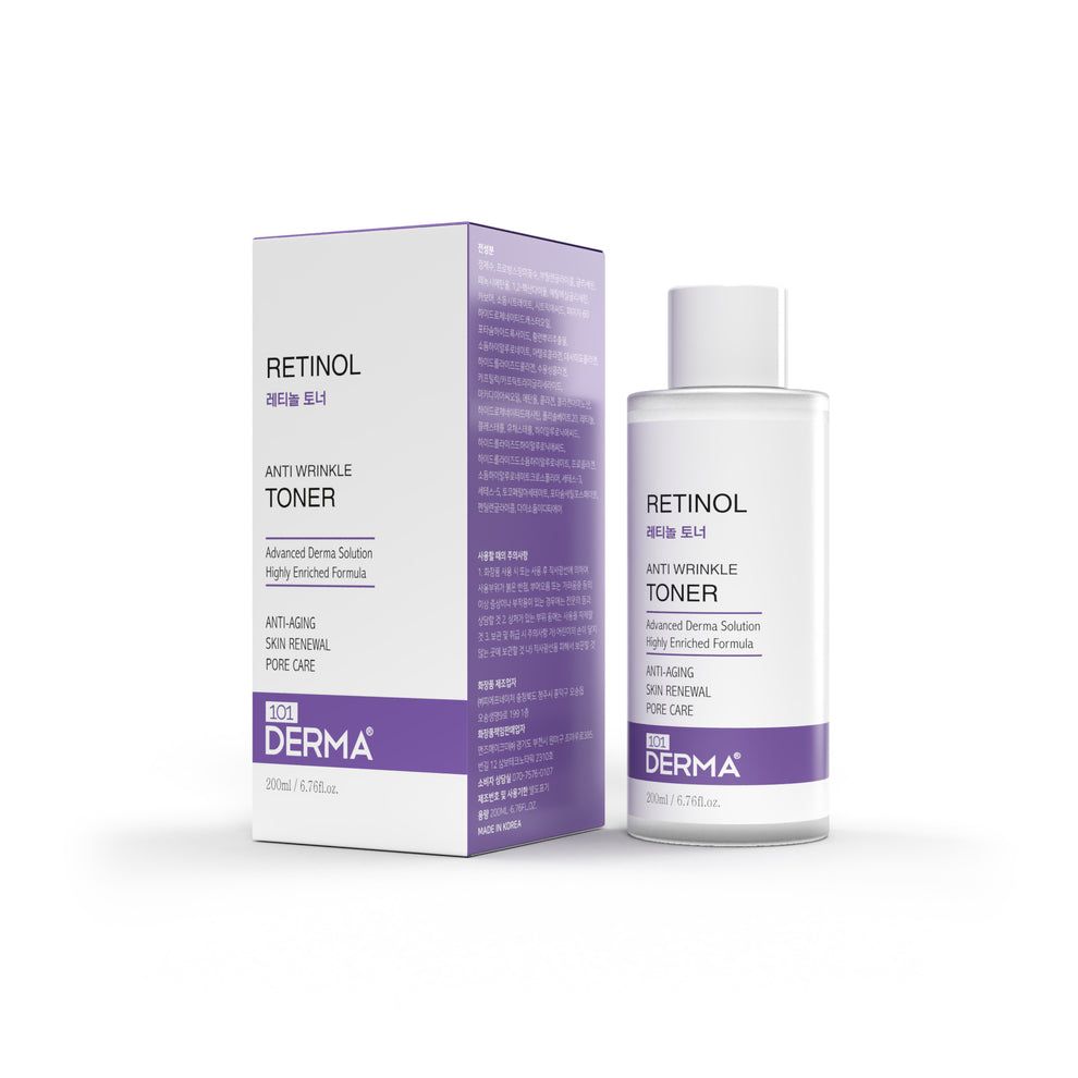 101 Derma - Retinol Anti Wrinkle Toner - 200 ml