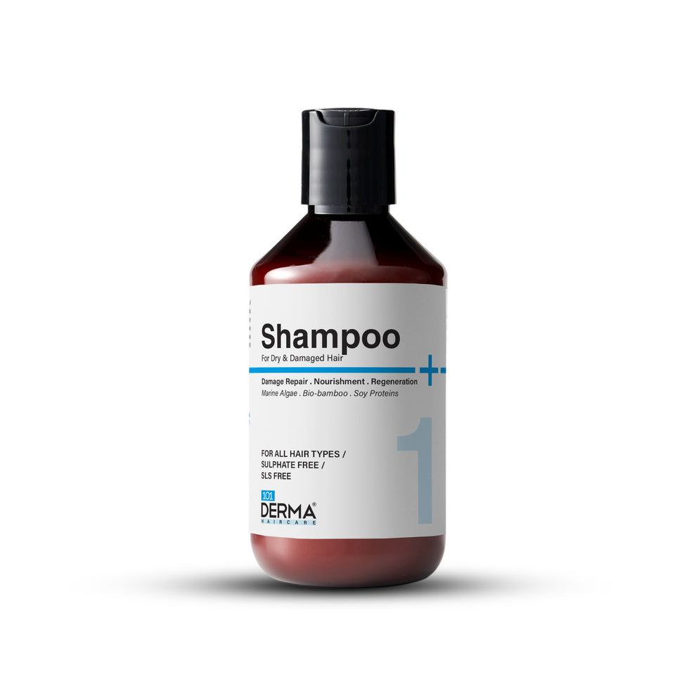 101 - Derma Shampoo for Dry & Damaged Hair - 300 ml