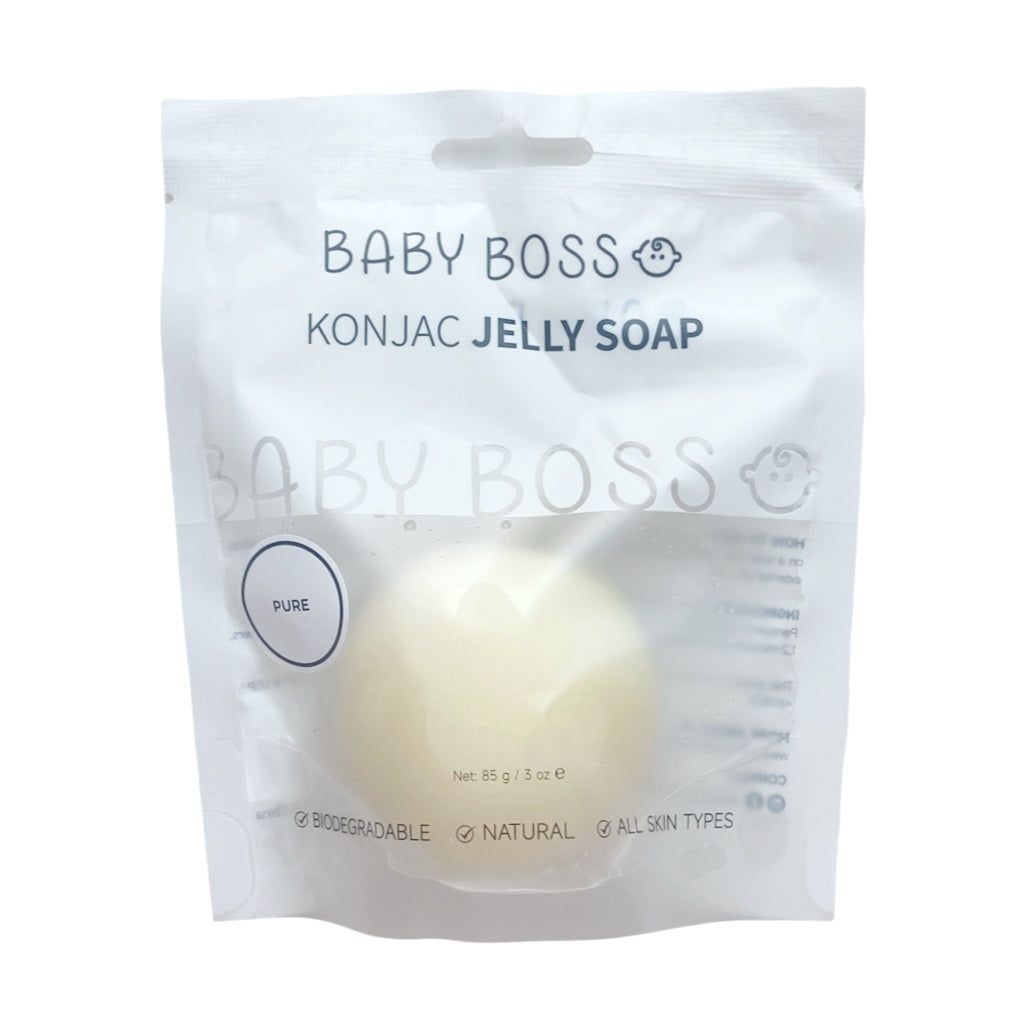 Baby Boss - Konjac Jelly Soap - Pure - White - 85gm