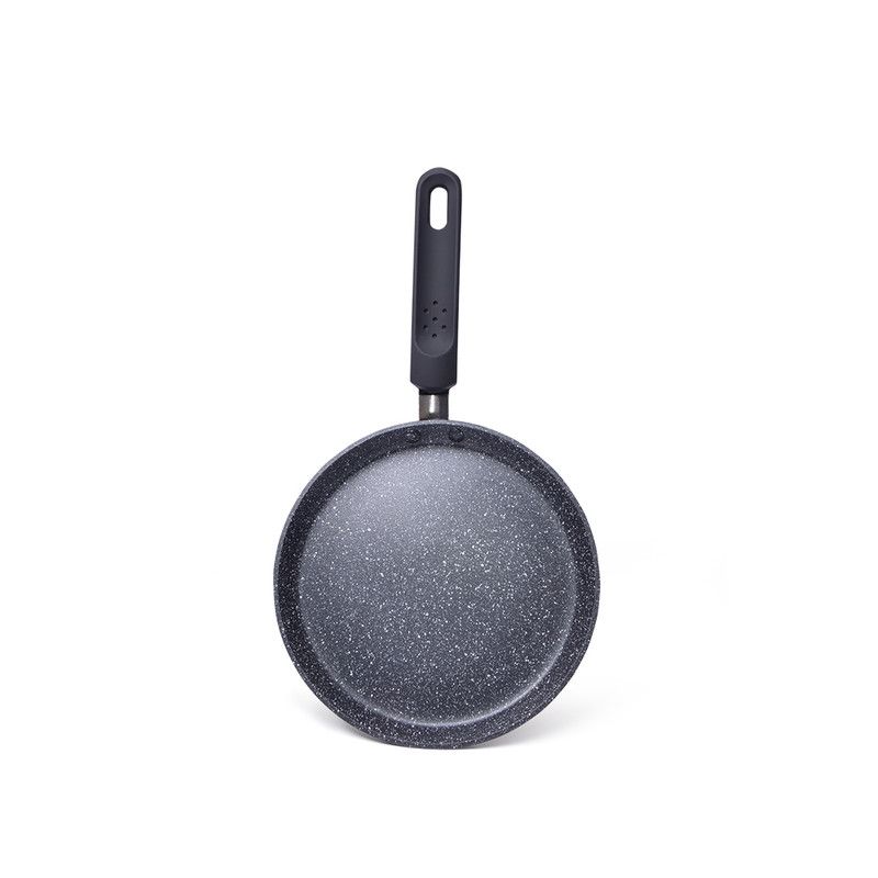 Fissman - Fiore Series Crepe Aluminum Pan - Black - 22cm