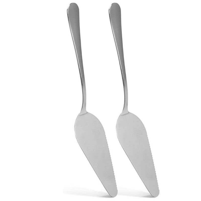 Fissman - Flavia Series Stainless Steel Cake Server - Pack of 2 - 25cm