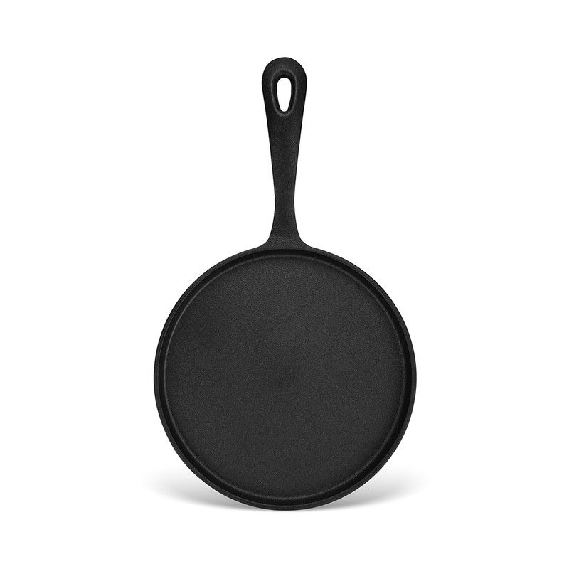 Fissman - Cast Iron Crepe Pan - Black