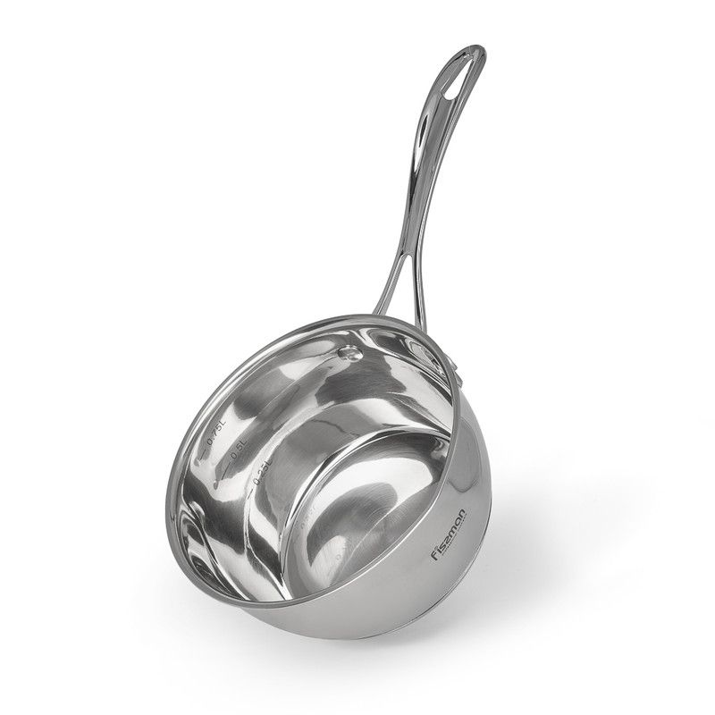 Fissman - Felice Series Saucepan With Measuring Mark - Stainless Steel - 1000ml