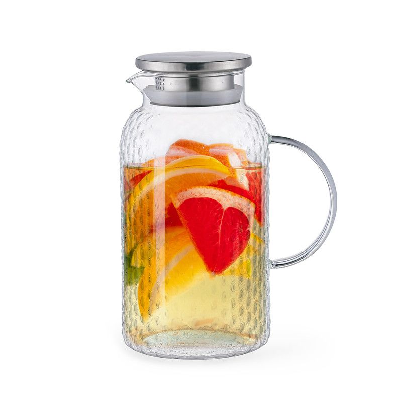 Fissman - Borosilicate Glass Jug With Filter - 1800 ml