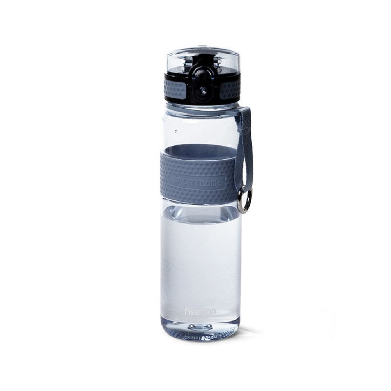 Fissman - Plastic Water Bottle - Black - 620ml