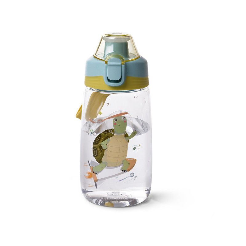 Fissman - Plastic Water Bottle - Turtle - Blue - 500ml