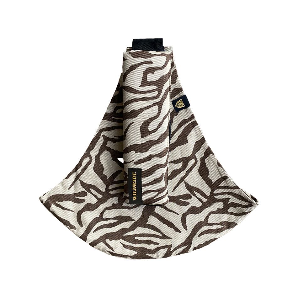 Wildride - Zebra Print Baby Carrier - Brown