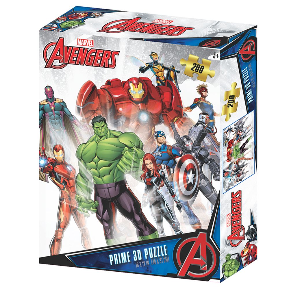 Prime3D - Marvel Avengers Design2 Puzzle - 200pcs