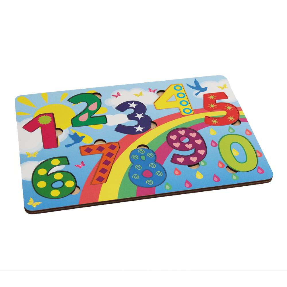 Fofa - Wooden Sky Mini Toy Puzzle Numbers