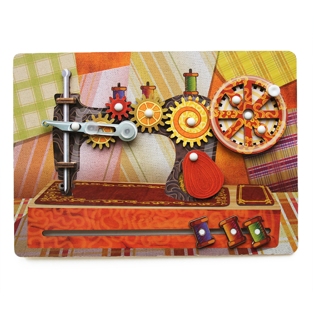 Fofa - Sewing Machine Busy Board Educational Wooden Toy