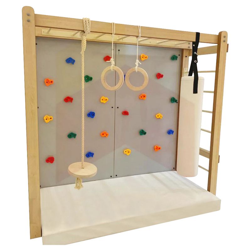 Home Decor - Double Panel Monkey Bar With Climbing Wall