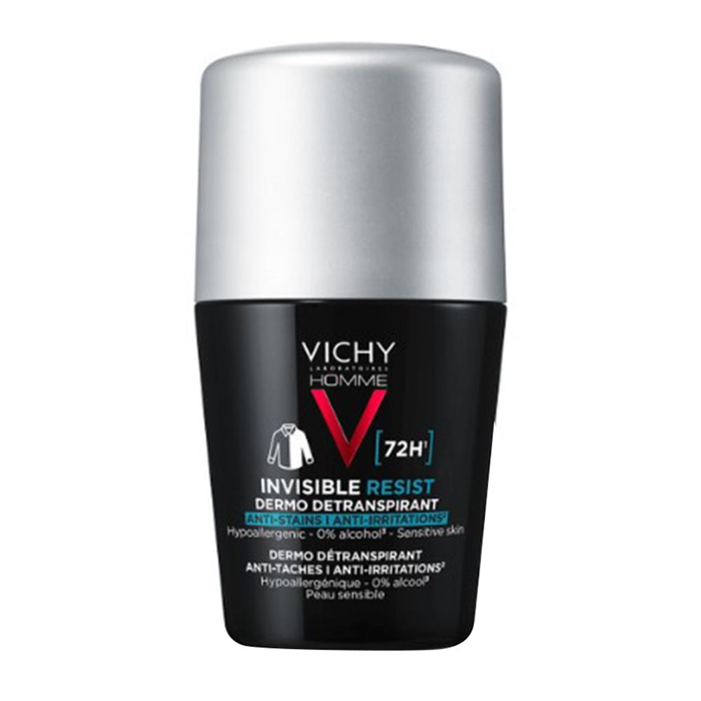 Vichy - Invisible Resist Roll-On Deodorant For Men - 50 ml