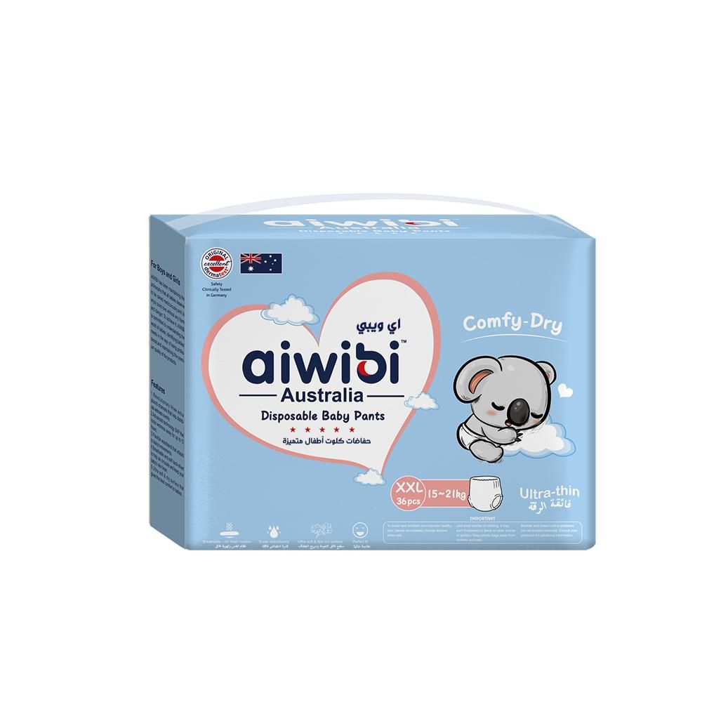 Aiwibi - Comfy Dry Baby Pants - 15-21kg - 36pcs - XXL