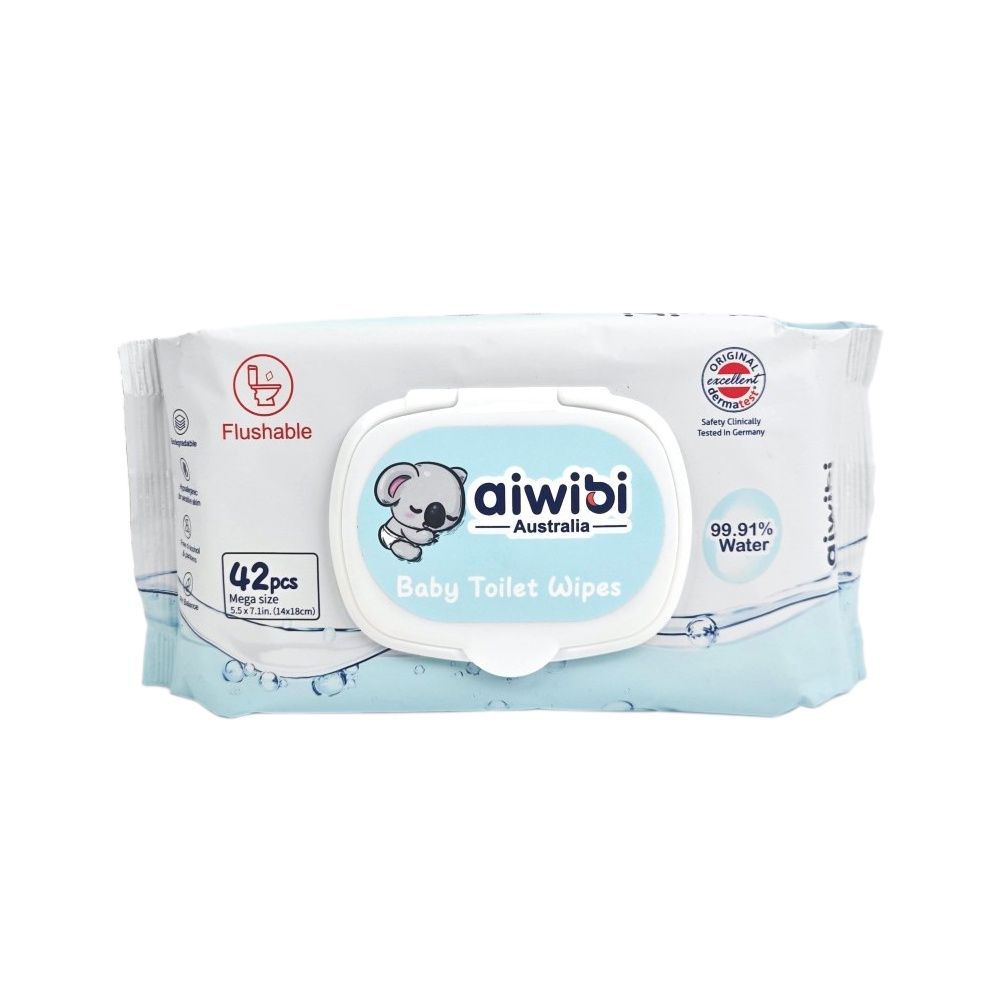 Aiwibi - Baby Toilet Wipes - 42pcs