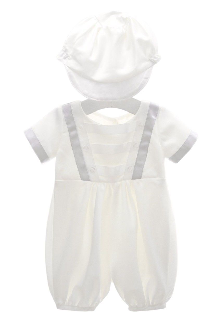 Bambimici - Boy's Royal Baptism Dress - White