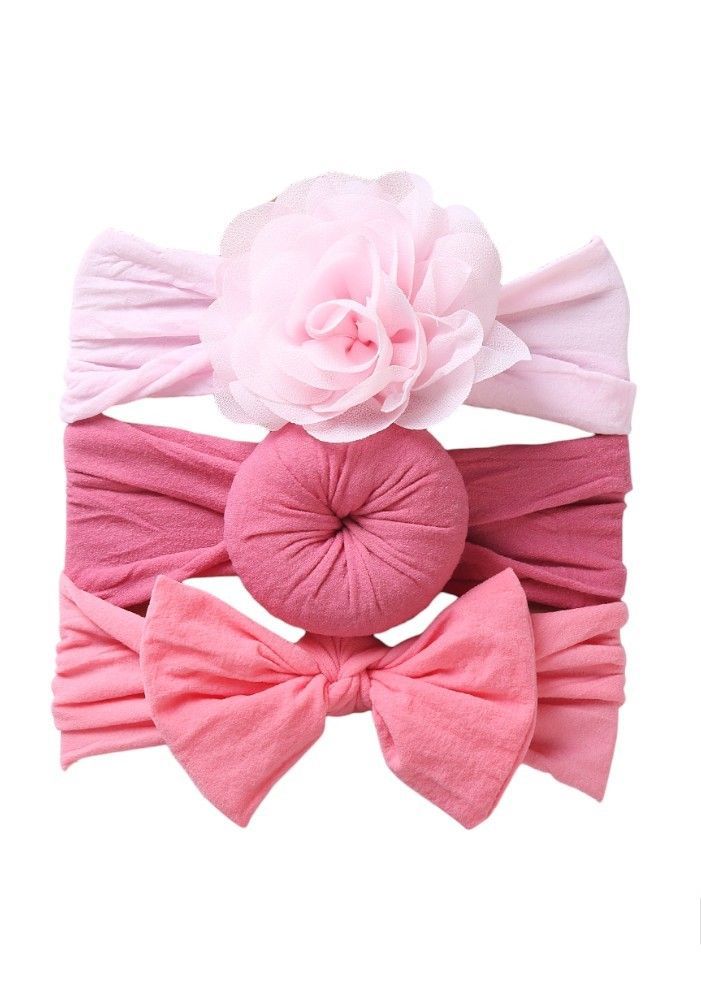 Bambimici - Aya Assorted Cute Soft Turban For Babies - Pink