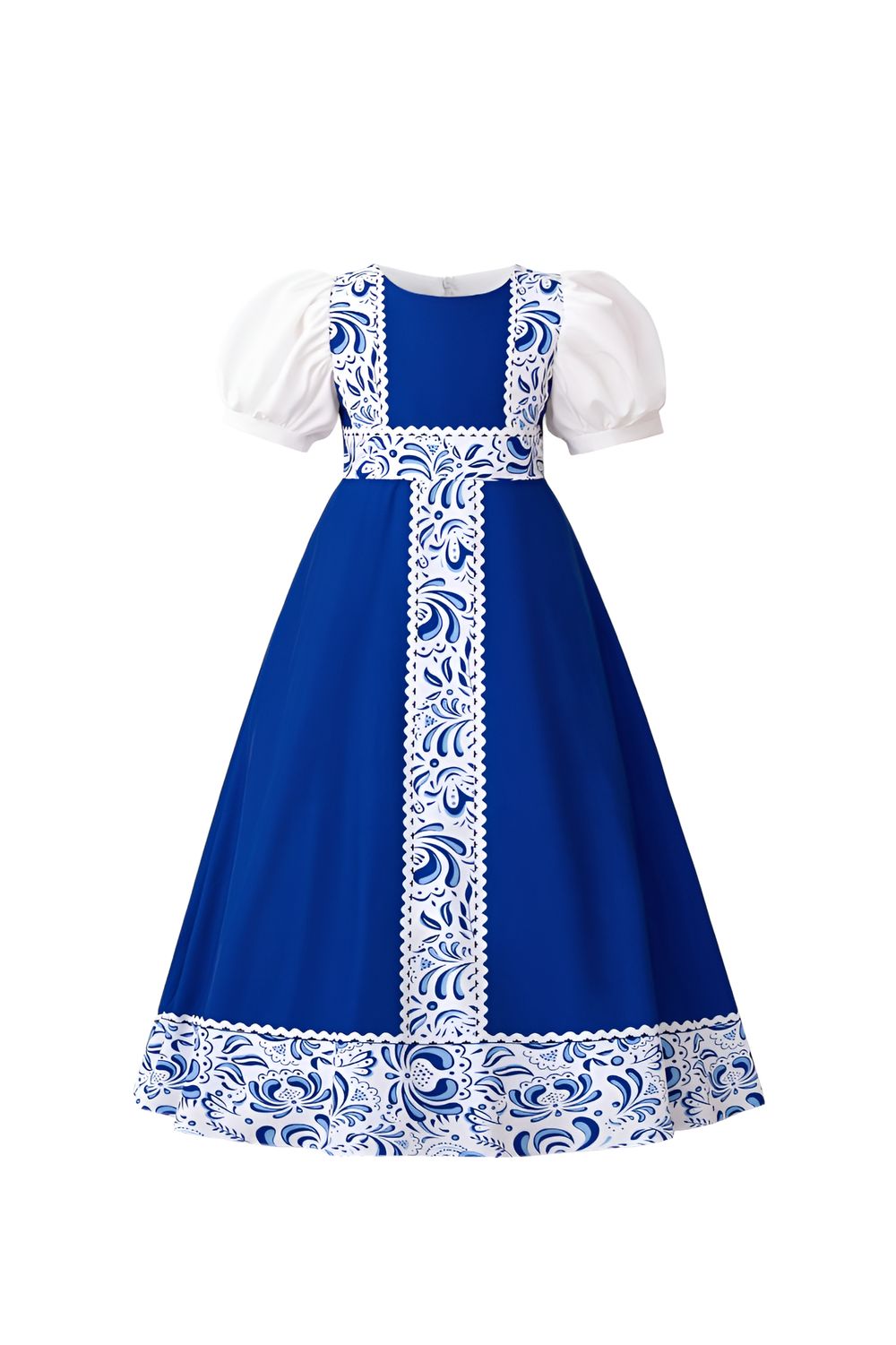 D' Daniela - Mini Mystique Russian Sarafan Traditional Dress - Blue