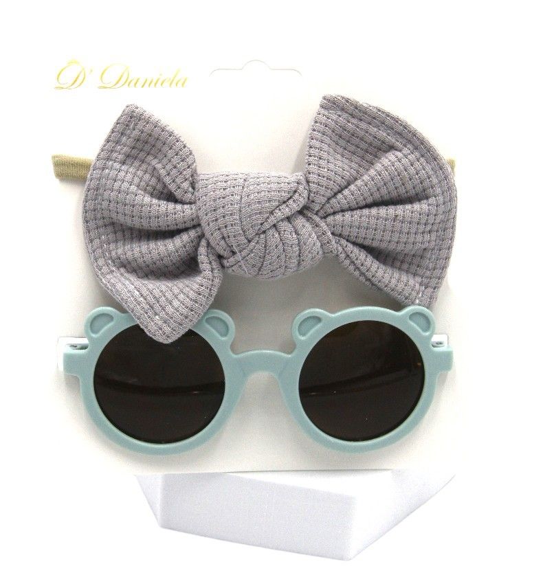 D' Daniela - Aila Glasses & Headband Set - Grey