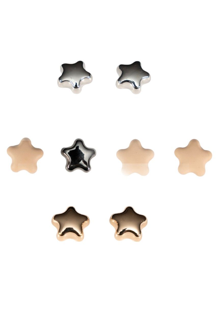 D' Daniela - 5 Pairs - Aila Star Shaped Hijab Magnet