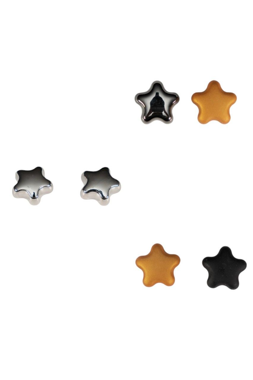 D' Daniela - 3 Pairs - Aaliyah Star Shaped Hijab Magnet