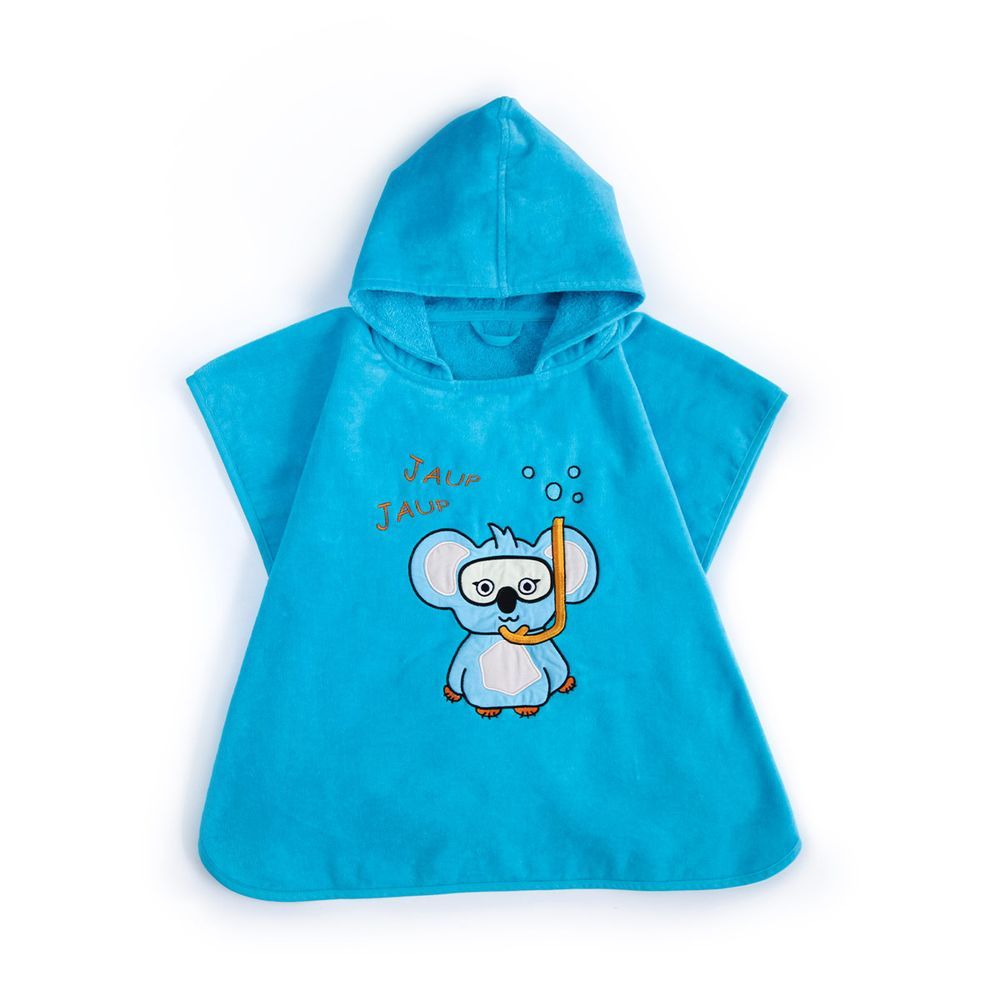 Milk&Moo - Kids Poncho Cool Coala - Blue