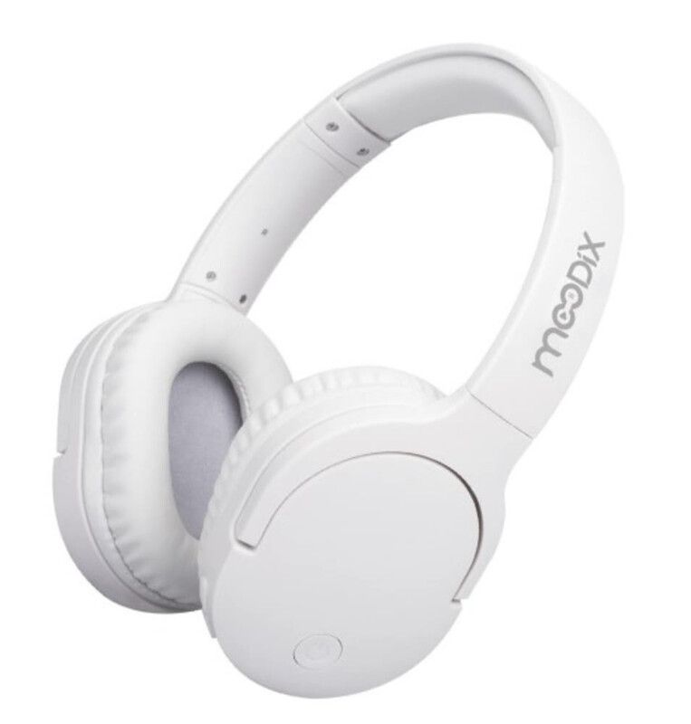 Moodix - Bluetooth On-Ear Headphones - White