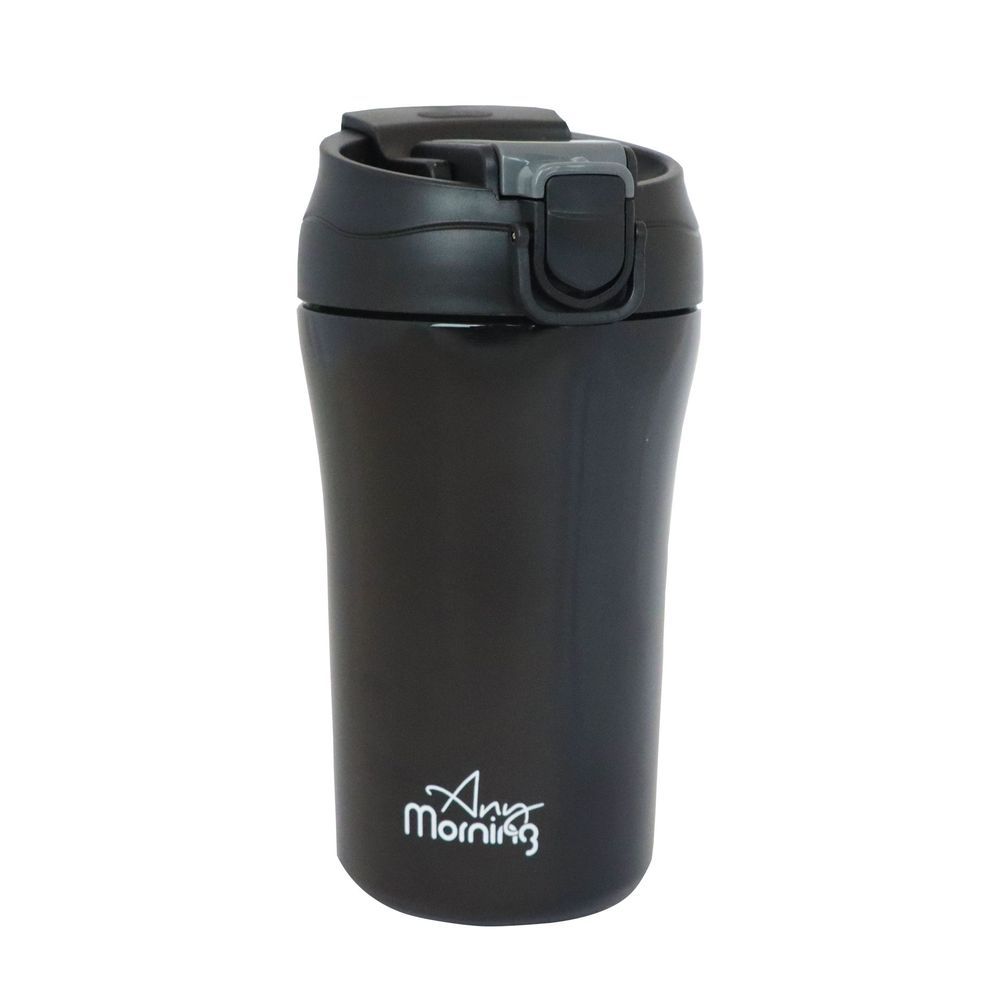 Any Morning - Two Mouth Travel Mug - Black - 400 ml