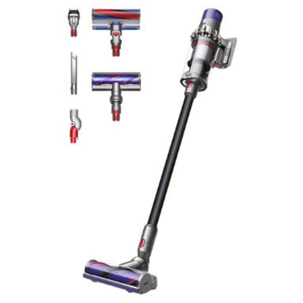 Dyson - Cyclone V10 Total Clean Vacuum Cleaner - Silver Nickel/Iron/Black - 525 W