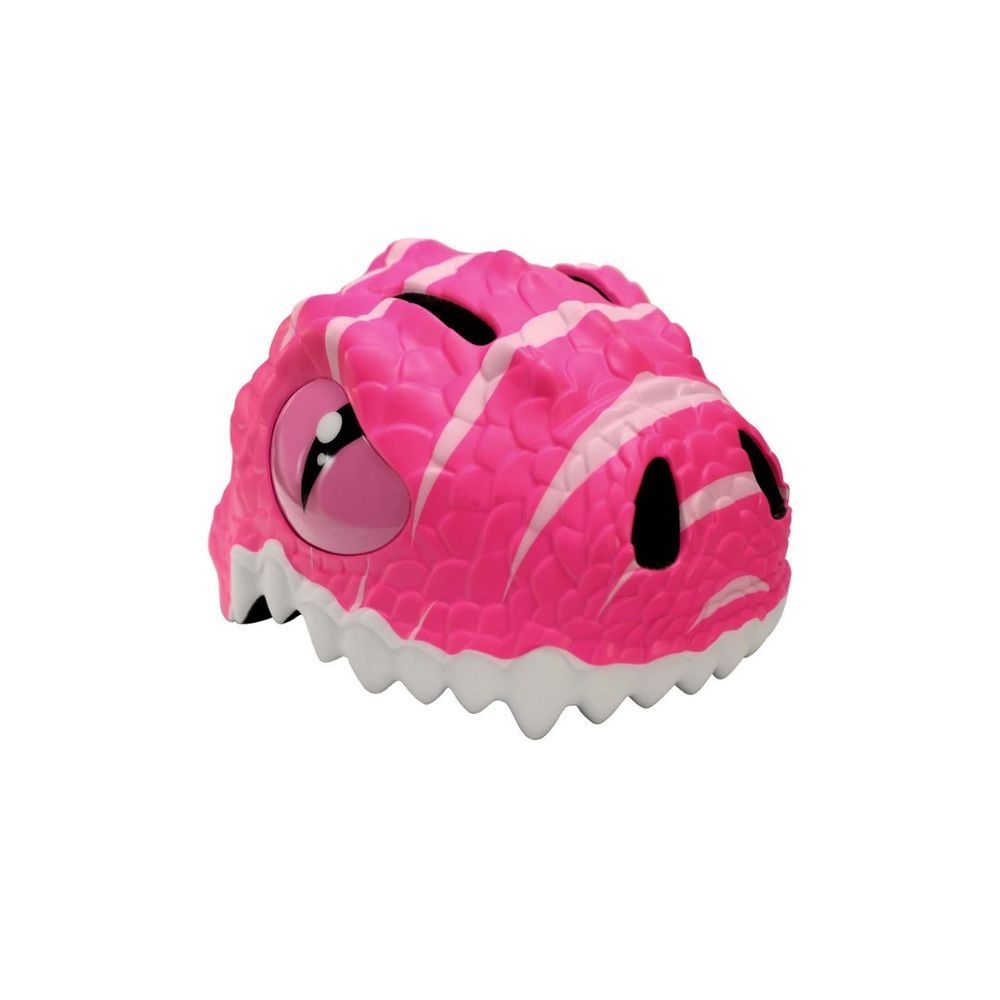 Crazy Safety - Bicycle Helmet - 49-55cm - Dino - Pink