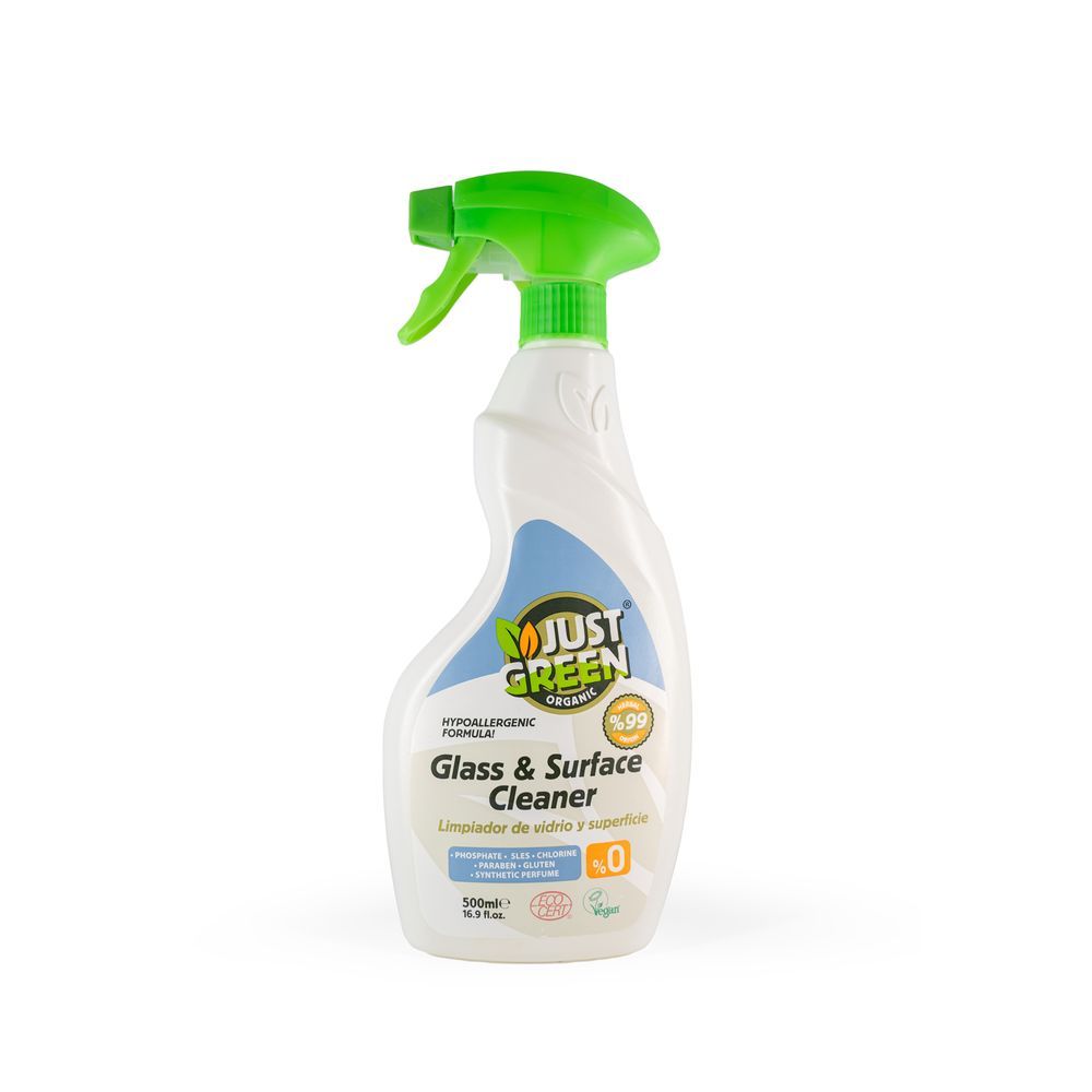 Just Green Organic - Glass And Surface Cleaner - 500 ml