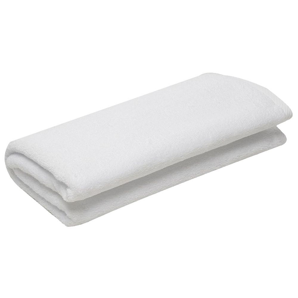 Byft - Twill Hem Bath Towel - White