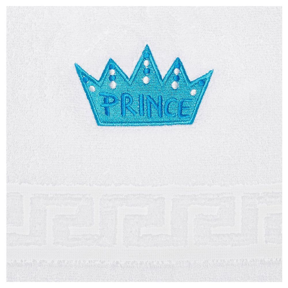 BYFT - Premium Prince Hand Towel - White