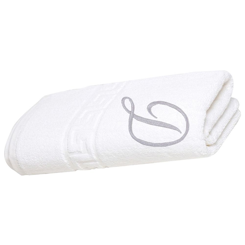 Byft - Magnolia Premium Hand Towel - D Letter Embroidery