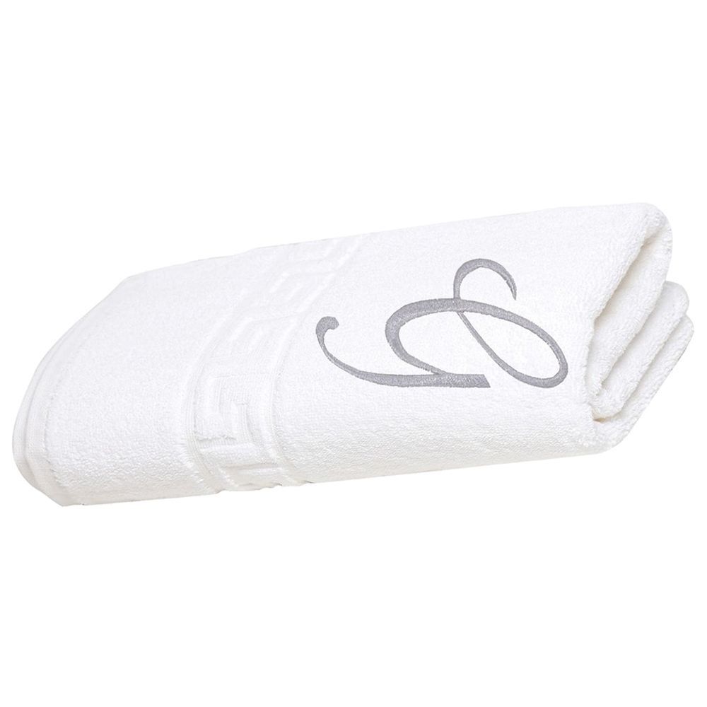 Byft - Magnolia Premium Hand Towel - G Letter Embroidery