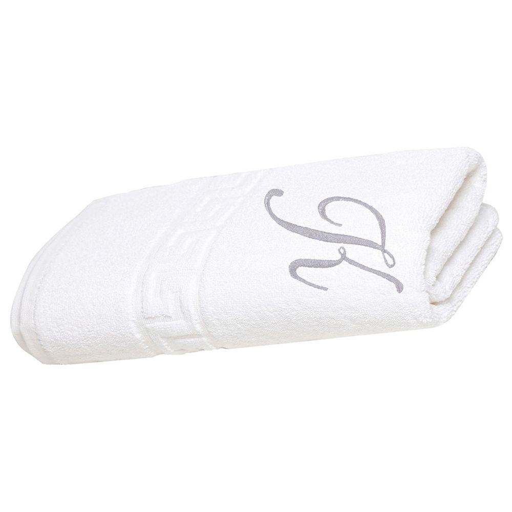 Byft - Magnolia Premium Bath Towel - K Letter Embroidery