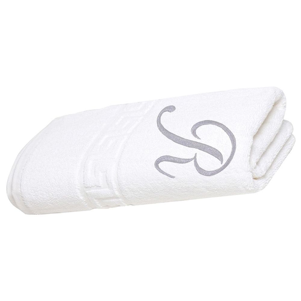 Byft - Magnolia Premium Bath Towel - R Letter Embroidery