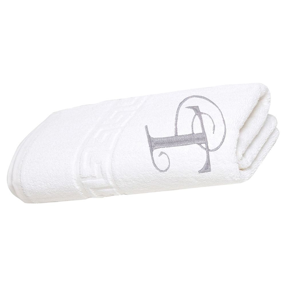 Byft - Magnolia Premium Bath Towel - T Letter Embroidery