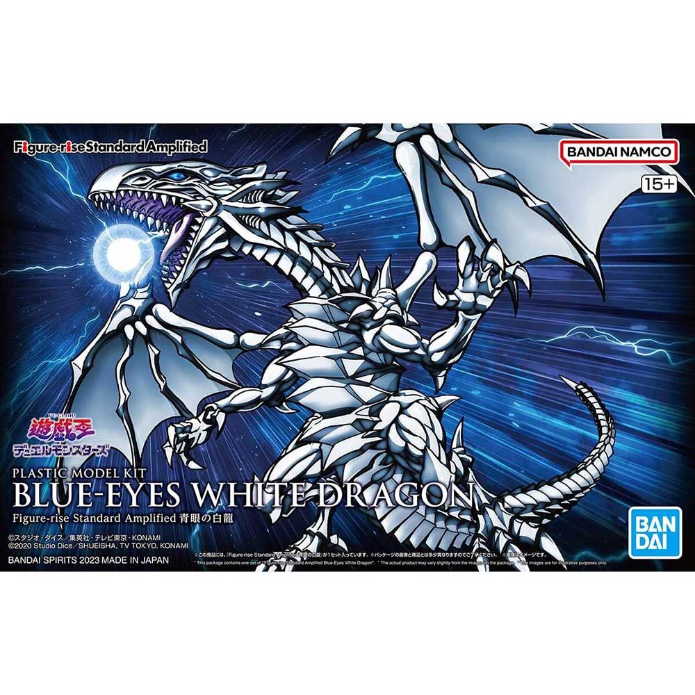 Bandai - Figure-Rise Standard Amplified Blue-Eyes White Dragon From Yu-Gi-Oh Plastic Model Kit