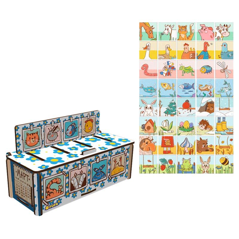 Fofa - Educational Game - Sorter - The World Around - 43pcs