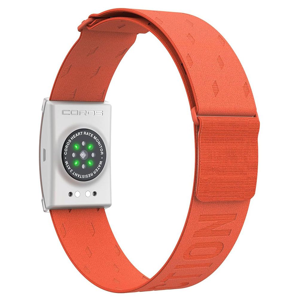 Coros - Heart Rate Monitor Device - Orange/Grey