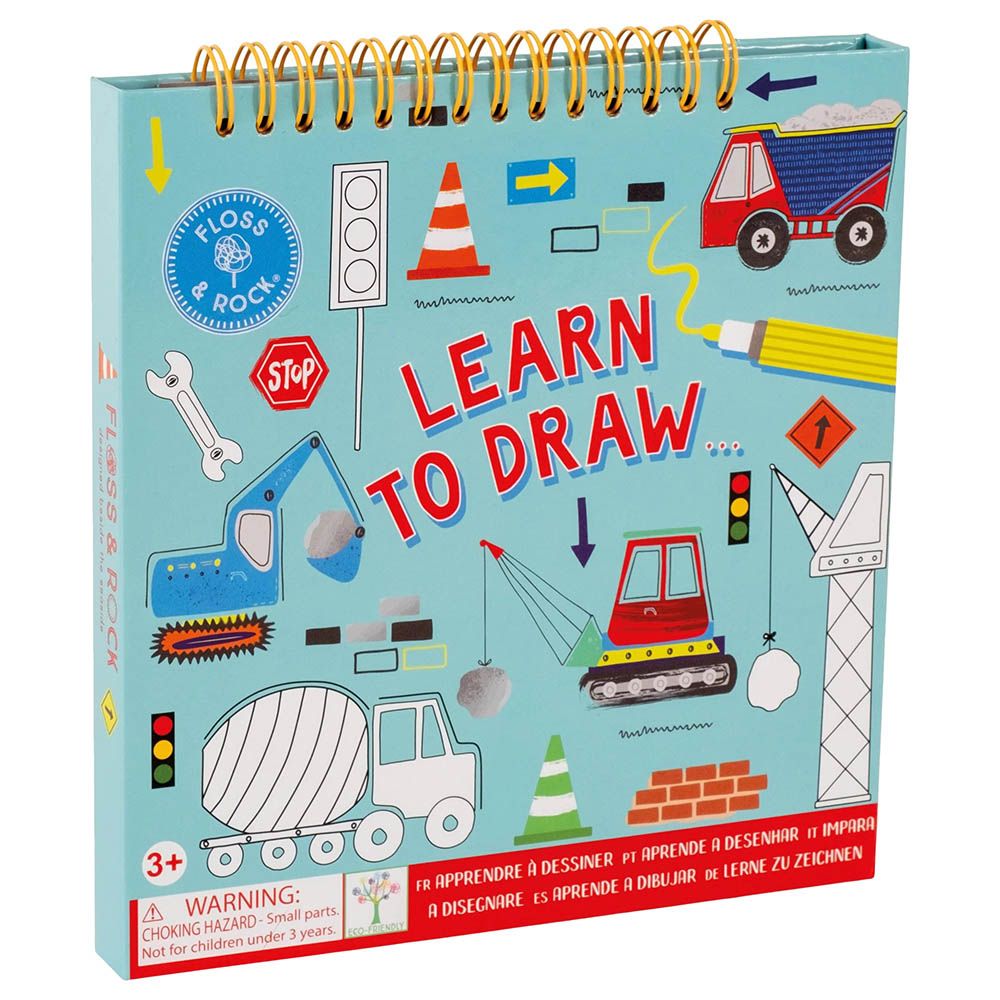 Floss & Rock - Learn To Draw Activity Book - Construction