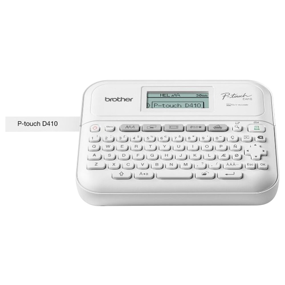 Brother - Desktop PC Connectable Label Printer - White