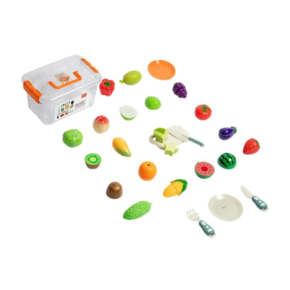 Babycare - Cutting Food Toys Playset - 39 Pcs