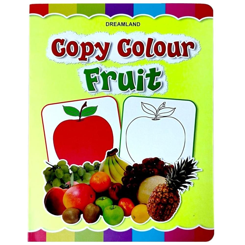 Copy Colour Book - Fruits